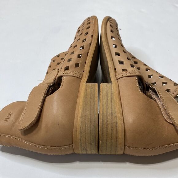 Anthropologie Musse & Cloud Calia Leather Perforated Booties‎ Size 8 - Picture 13 of 13